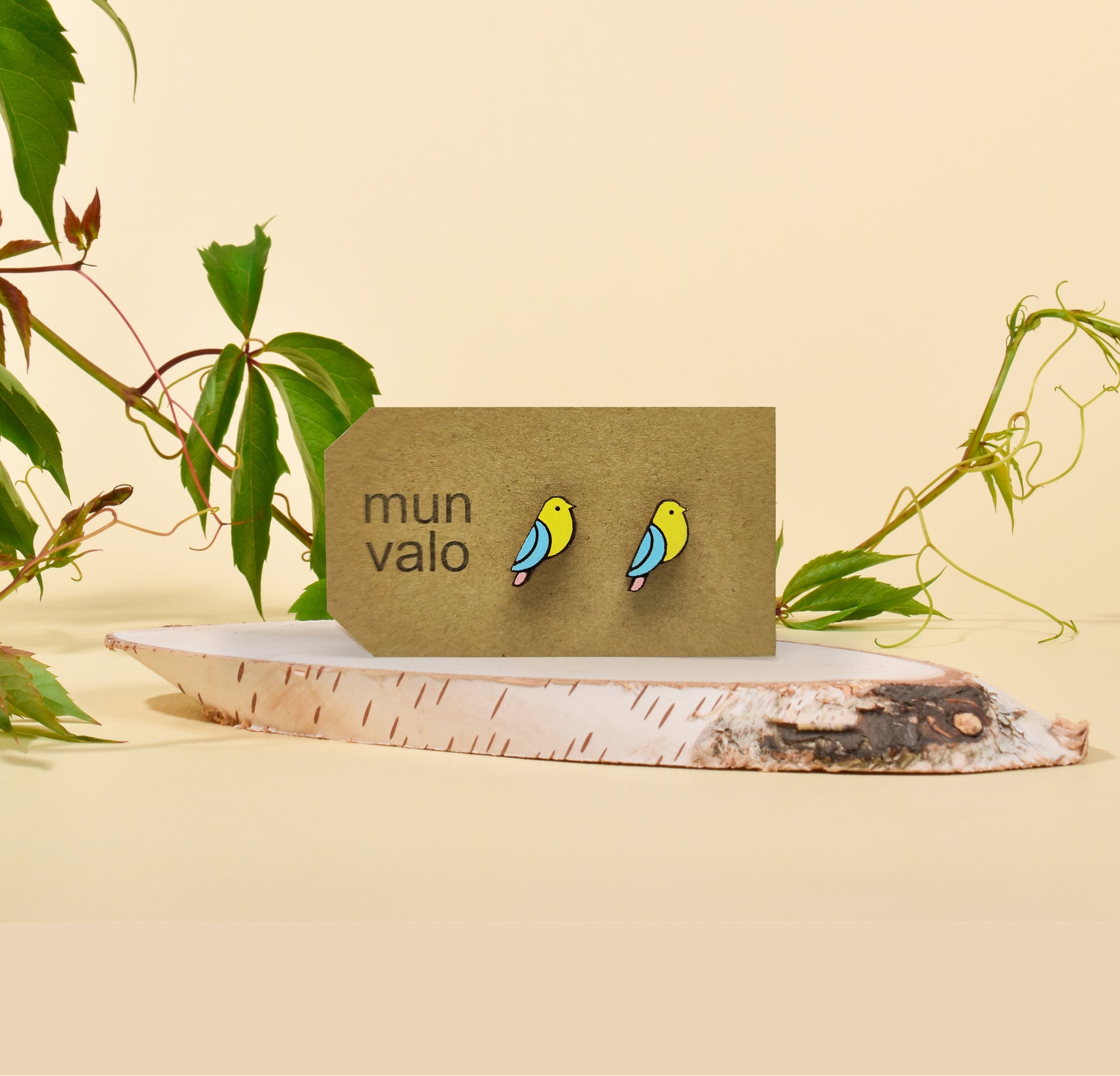 Lintukorvakorut – pieni pala luontoa mukanasi